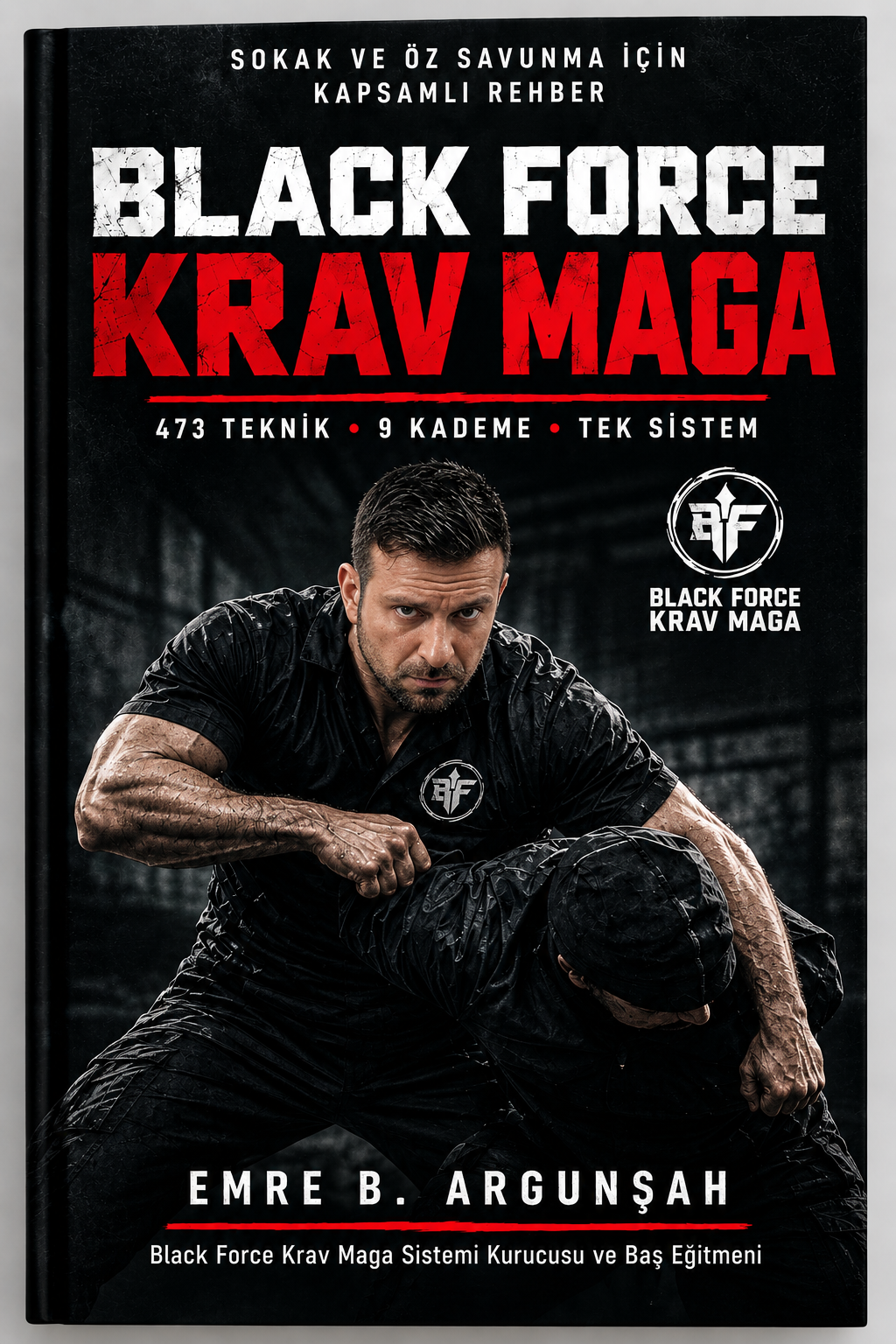 Black Force Krav Maga Rehber Kitabı ön kapağı